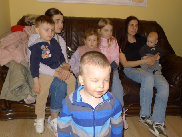 Mamy i dzieci z Ukrainy w Tolkmicku